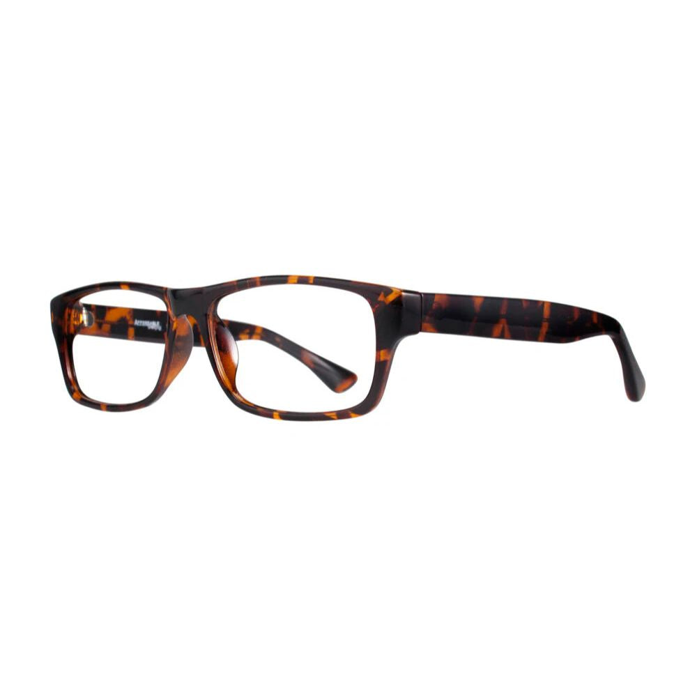 Tortoise shell reading glasses from Affordable Designs, featuring a stylish and modern frame design.
