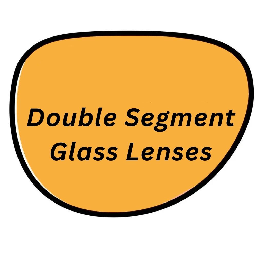 Double Segment Glass Lens - Glass Lens Eyewear