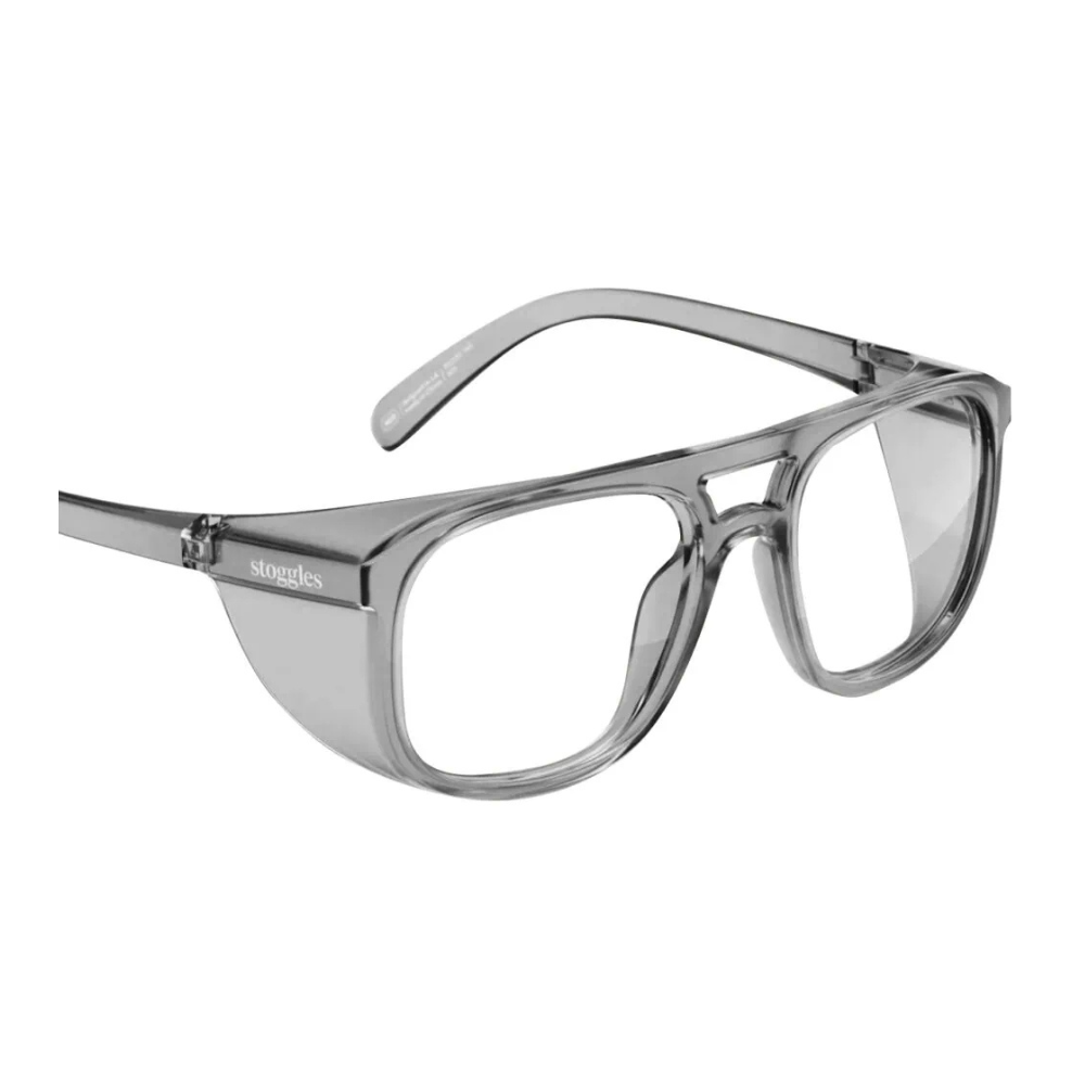 Prescription Safety Glasses Stoggles Aviator - Glass Lens Eyewear