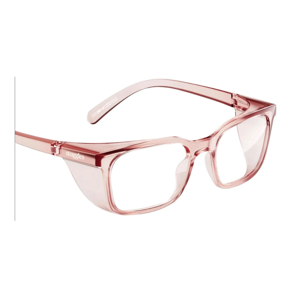 Prescription Safety Glasses Stoggles Rectangle - Glass Lens Eyewear