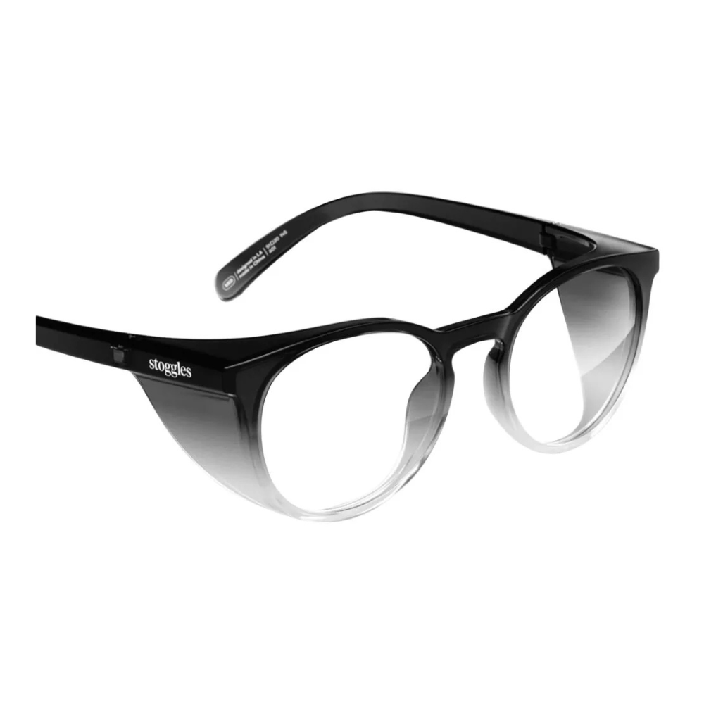 Prescription Safety Glasses Stoggles Round - Glass Lens Eyewear