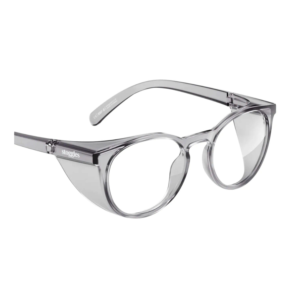 Prescription Safety Glasses Stoggles Round - Glass Lens Eyewear