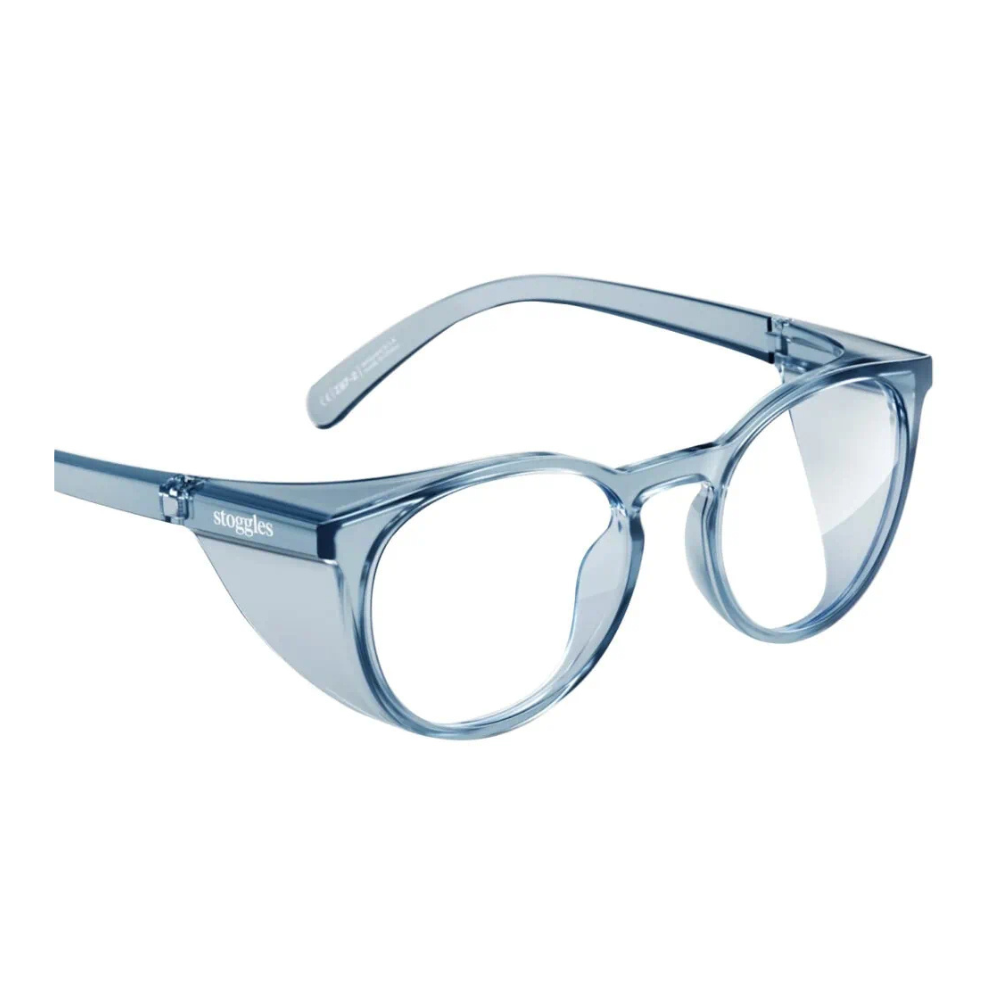 Prescription Safety Glasses Stoggles Round - Glass Lens Eyewear