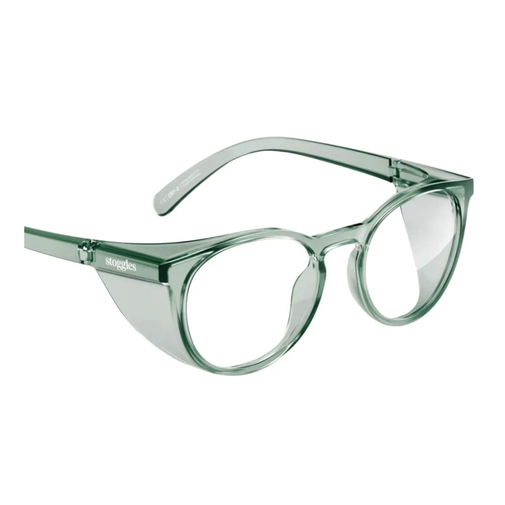 Prescription Safety Glasses Stoggles Round - Glass Lens Eyewear