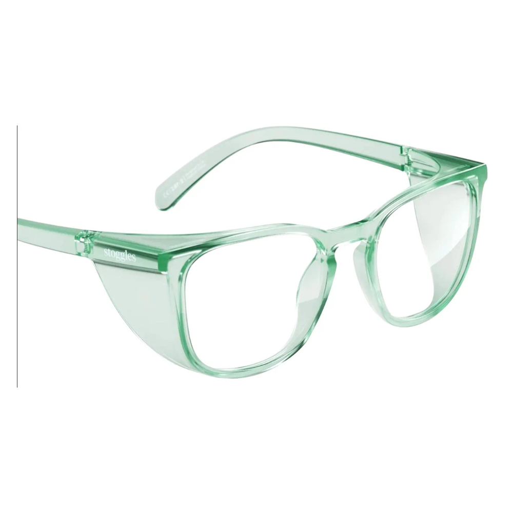 Prescription Safety Glasses Stoggles Square - Glass Lens Eyewear