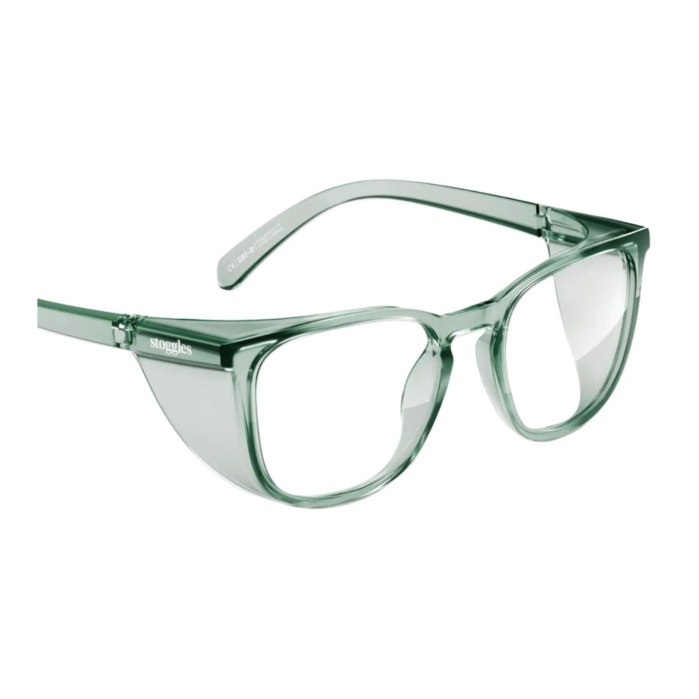 Prescription Safety Glasses Stoggles Square - Glass Lens Eyewear