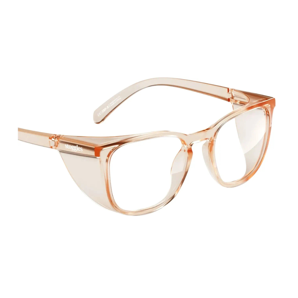 Prescription Safety Glasses Stoggles Square - Glass Lens Eyewear