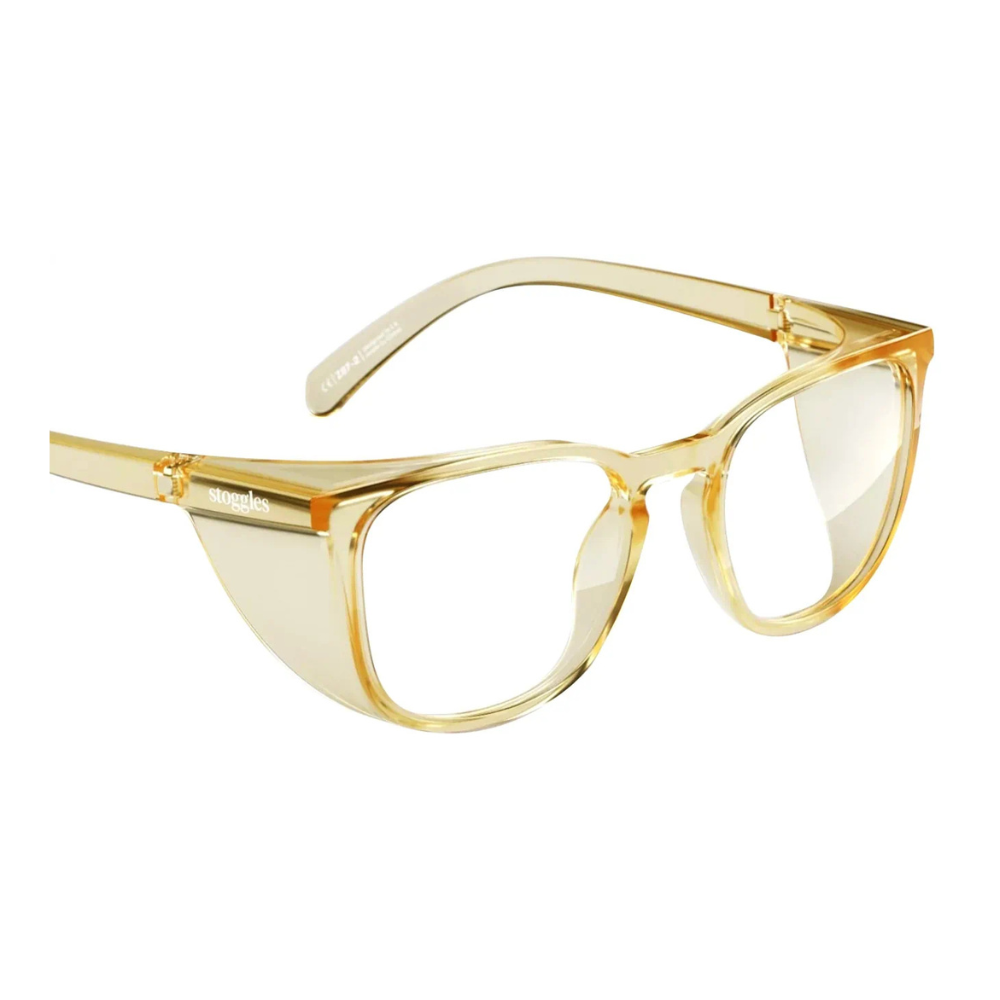 Prescription Safety Glasses Stoggles Square - Glass Lens Eyewear