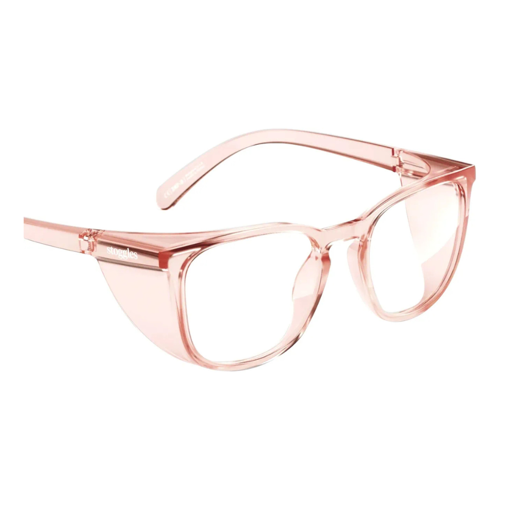Prescription Safety Glasses Stoggles Square - Glass Lens Eyewear