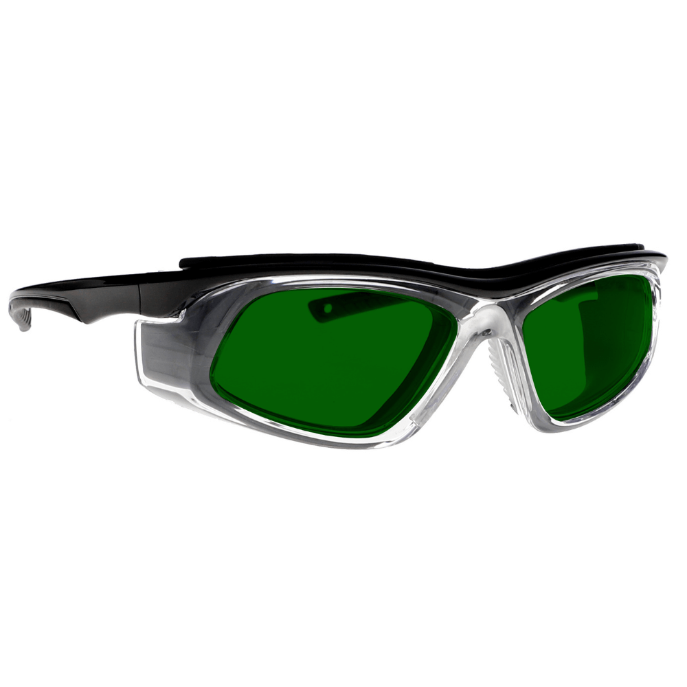 Glass safety glasses T9603 - Black Frame - Glass Lens Eyewear