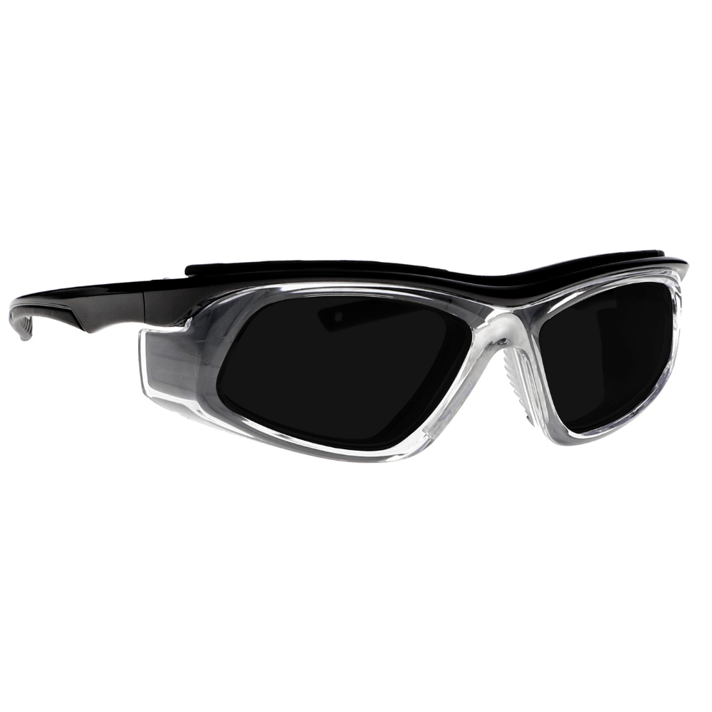 Glass safety glasses T9603 - Black Frame - Glass Lens Eyewear